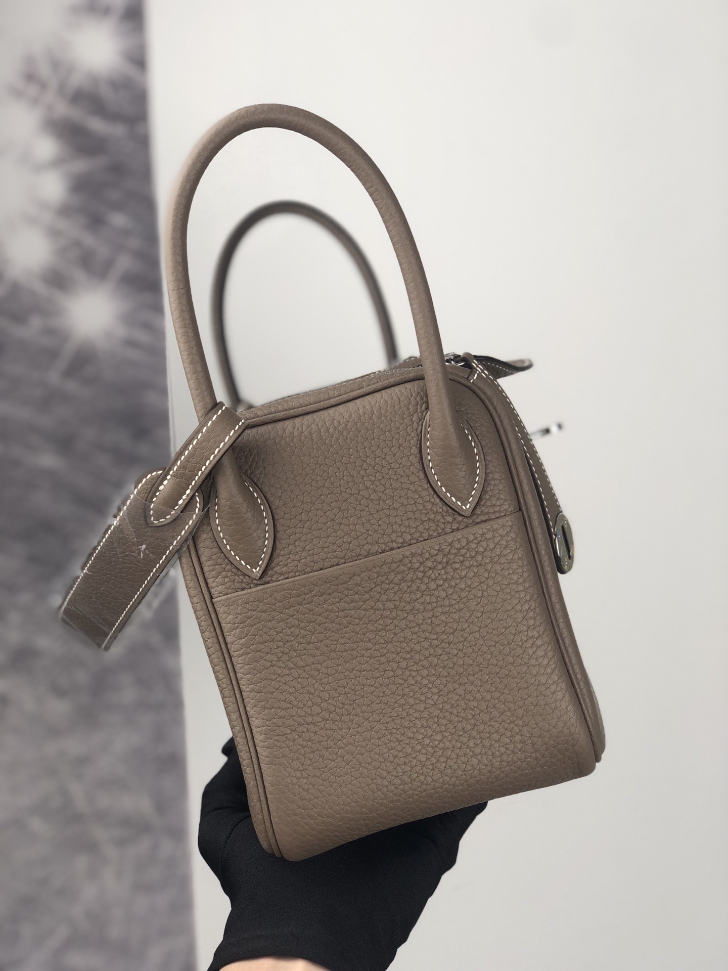 에르메스 린디백26 에토프 은장 소가죽